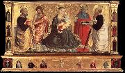 GOZZOLI, Benozzo Madonna and Child with Sts John the Baptist, Peter, Jerome, and Paul dsgh Germany oil painting artist